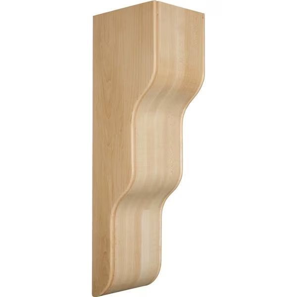 26 x 6 1/2 x 7 1/2 Houston Contemporary Bracket w/ Beaded Edge in Alde, Osborne Wood Products, Mfr#: 82281A